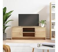 BOWEKAM Home & Garden-Mueble para TV de roble Sonoma de 102 x 30 x 37,5 cm, elección de muebles de madera