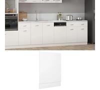 BOWEKAM Home & Garden - Panel para lavavajillas (45 x 3 x 67 cm), color blanco