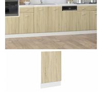 BOWEKAM Home & Garden - Panel para lavavajillas de roble Sonoma, 45 x 3 x 67 cm, diseño de madera