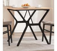 BOWEKAM Home & Garden - Patas de mesa de comedor, marco en Y, 70 x 70 x 73 cm, elección de muebles de acero