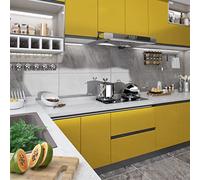 BOWEKAM Home & Garden - Película autoadhesiva para muebles, color dorado brillante, 500 x 90 cm, PVC, elección de muebles