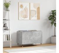 BOWEKAM Home & Garden-Record - Gabinete de madera de 74,5 x 38 x 48 cm, color gris