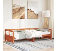 BOWEKAM Home & Garden - Sofá cama sin colchón, color marrón, 80 x 200 cm, madera maciza de pino, elección de muebles