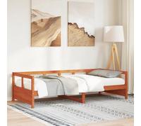 BOWEKAM Home & Garden - Sofá cama sin colchón, color marrón, 90 x 200 cm, madera maciza de pino, elección de muebles