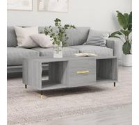 BOWEKAM Home & Garden Sonoma - Mesa de centro gris 102 x 50 x 40 cm, madera de ingeniería