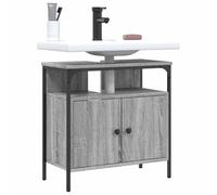 BOWEKAM Home & Garden Sonoma - Mueble para lavabo de baño, 60 x 30 x 60 cm, color gris
