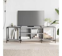 BOWEKAM Home & Garden Sonoma - Mueble para TV (153 x 37 x 50 cm), color gris