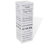 BOWEKAM Home & Garden - Soporte cuadrado para paraguas de acero, 48,5 cm, color blanco