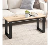 BOWEKAM Home & Garden-Table Top rectangular de madera maciza de pino de 110 x 40 x 1,7 cm