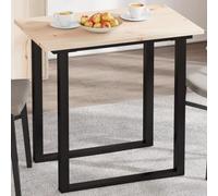 BOWEKAM Home & Garden-Table Top rectangular de madera maciza de pino de 80 x 50 x 1,7 cm