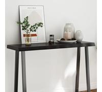 BOWEKAM Home & Garden-Tablero de mesa marrón oscuro 120 x 40 x (2-6) cm, madera maciza tratada, borde vivo, elección de muebles