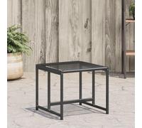 BOWEKAM Home & Garden-Taburetes de jardín, 4 piezas, color negro, polirratán, elección de mobiliario