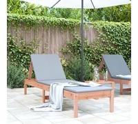 BOWEKAM Home & Garden-Tumbona de madera maciza de 199,5 x 60 x 74 cm