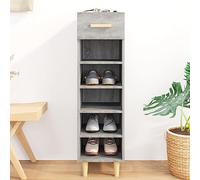 BOWEKAM Home & Garden-Zapatero gris Sonoma 30 x 35 x 105 cm, madera diseñada para muebles