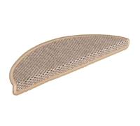 BOWEKAM Home Supplies - Alfombrillas autoadhesivas con aspecto de sisal, 30 unidades, 56 x 17 x 3 cm, color beige claro