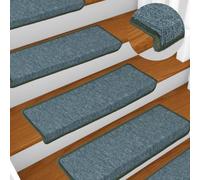 BOWEKAM Home Supplies - Peldaños para escaleras, 15 unidades, 65 x 21 x 4 cm, color verde