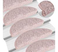 BOWEKAM Home Supplies - Peldaños para escaleras, 15 unidades, color rosa claro, 56 x 17 x 3 cm