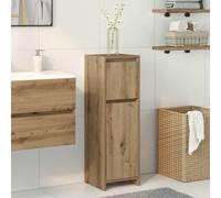 BOWEKAM Mueble de baño de roble artesanal, 30 x 30 x 95 cm, muebles de madera de ingeniería, juegos de muebles de baño