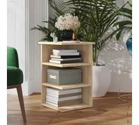 BOWEKAM Mueble lateral para hogar y jardín, roble Sonoma, 35 x 35 x 55 cm, elección de muebles de madera