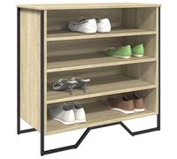 BOWEKAM Mueble zapatero para hogar y jardín, roble Sonoma, 80 x 38 x 78 cm, elección de muebles de madera