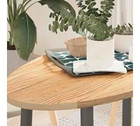 BOWEKAM Muebles, accesorios de mesa, tableros de mesa, 100 x 50 x 2 cm, madera maciza de roble, ovalada