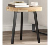 BOWEKAM Muebles, accesorios de mesa, tableros de mesa, mesa redonda, 40 x 4 cm, madera maciza de acacia