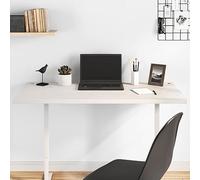 BOWEKAM Muebles, accesorios de muebles de oficina, piezas de escritorio y accesorios, escritorio blanco 100 x 50 x 2,5 cm, madera maciza de pino