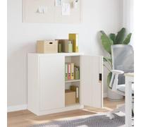 BOWEKAM Muebles, armarios y almacenamiento, archivadores, archivadores, archivadores, color blanco, 79 x 40 x 90 cm, acero