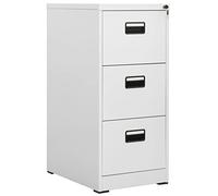 BOWEKAM Muebles, armarios y almacenamiento, archivadores, archivadores, color gris claro, 46 x 62 x 102,5 cm, acero