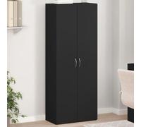 BOWEKAM Muebles, armarios y almacenamiento, archivadores, archivadores, color negro, 60 x 32 x 153 cm, madera de ingeniería