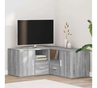 BOWEKAM Muebles, armarios y almacenamiento, armario esquinero gris Sonoma 160 x 40 x 45 cm, madera de ingeniería