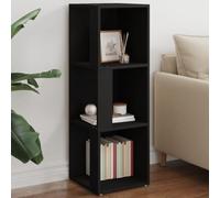 BOWEKAM Muebles, armarios y almacenamiento, armarios de almacenamiento y taquillas, armario esquinero negro, 33 x 33 x 100 cm, madera de ingeniería