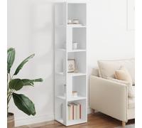 BOWEKAM Muebles, armarios y almacenamiento, armarios de almacenamiento y taquillas, gabinete esquinero blanco de 33 x 33 x 65 pulgadas, madera de ingeniería