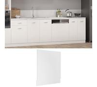 BOWEKAM Muebles, armarios y almacenamiento, armarios de cocina, panel para lavavajillas, color blanco, 59,5 x 3 x 67 cm, madera de ingeniería
