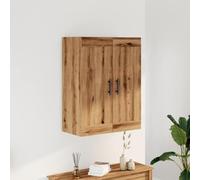 BOWEKAM Muebles, armarios y almacenamiento, bufés y aparadores, armario de pared de roble artificial, 69,5 x 34 x 90 cm, madera de ingeniería