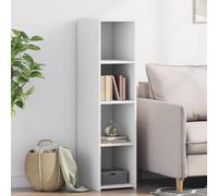 BOWEKAM Muebles, armarios y almacenamiento, bufés y aparadores, tablero alto blanco 30 x 41 x 124 cm, madera de ingeniería