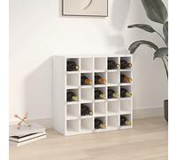 BOWEKAM Muebles, armarios y almacenamiento, gabinetes de vino y licor, gabinete de vino blanco, 56 x 25 x 56 cm, madera maciza de pino