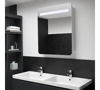 BOWEKAM Muebles, armarios y almacenamiento, unidades de tocador, unidades de tocador de baño, armario LED con espejo de baño, 68 x 9 x 80 cm