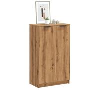 BOWEKAM Muebles, armarios y almacenamiento, zapatero de roble artificial, 59 x 35 x 100,5 cm, madera de ingeniería