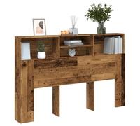 BOWEKAM Muebles, camas y accesorios, cabeceros y estribos, cabecero de madera vieja, 160 x 19 x 103,5 cm, madera de ingeniería