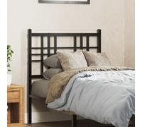 BOWEKAM Muebles, camas y accesorios, cabeceros y estribos, cabecero de metal negro de 75 cm
