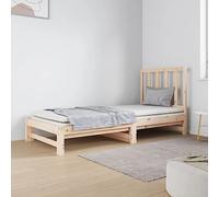BOWEKAM Muebles, camas y accesorios, camas y marcos de cama, cama extraíble sin colchón, 2 x 90 x 190 cm