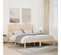 BOWEKAM Muebles, camas y accesorios, camas y marcos de cama, marco de cama extra largo sin colchón, 140 x 210 cm, madera maciza