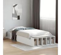 BOWEKAM Muebles, camas y accesorios, camas y marcos de cama, marco de cama sin colchón blanco, 75 x 190 cm, individual pequeño