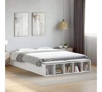 BOWEKAM Muebles, camas y accesorios, camas y marcos de cama, marco de cama sin colchón, color blanco, 150 x 200 cm, tamaño King