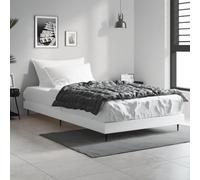 BOWEKAM Muebles, camas y accesorios, camas y marcos de cama, marco de cama sin colchón, color blanco, 90 x 200 cm, madera de ingeniería