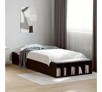 BOWEKAM Muebles, camas y accesorios, camas y marcos de cama, marco de cama sin colchón, color negro, 100 x 200 cm