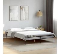 BOWEKAM Muebles, camas y accesorios, camas y marcos de cama, marco de cama sin colchón, gris Sonoma, 140 x 190 cm