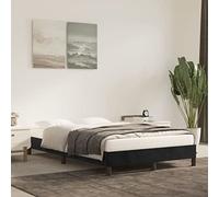 BOWEKAM Muebles, camas y accesorios, camas y marcos de cama, marco de cama sin colchón, negro, 120 x 190 cm, terciopelo doble pequeño