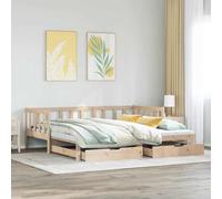 BOWEKAM Muebles, camas y accesorios, camas y marcos de cama, sofá cama con nido y cajones sin colchón, 80 x 200 cm
